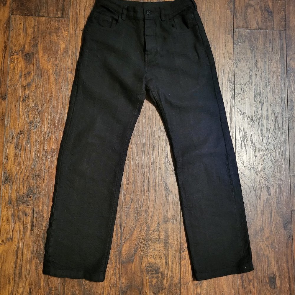 Ann demeulemeester Wool Black 6 Pocket Pants